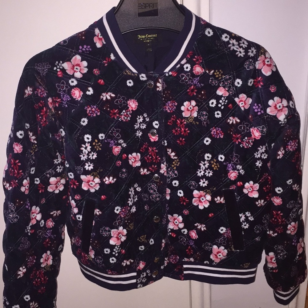 Black Juicy couture Bomber jacket